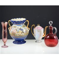 Lot 54 - Four boxes of mixed ceramics and glass