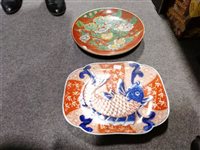 Lot 20 - Oriental ceramics, including Chinese and Japanese porcelain.