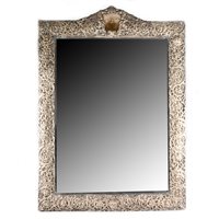 Lot 167A - Silver mounted dressing table mirror