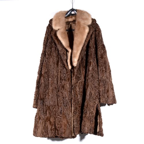 Lot 179 - Two vintage fur coats.