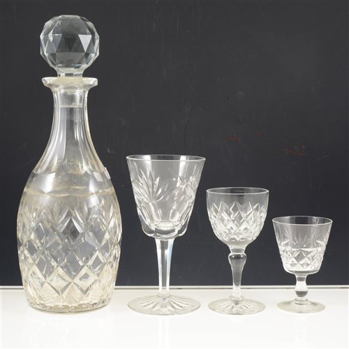 Lot 16 - Continental table glass, a mixed collection, (2 boxes).