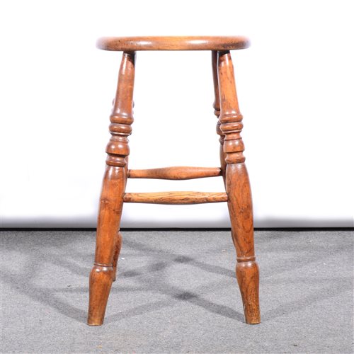 Lot 515 - Beech stool.