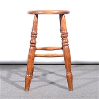 Lot 515 - Beech stool.