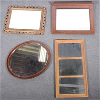 Lot 539 - Four wall mirrors.