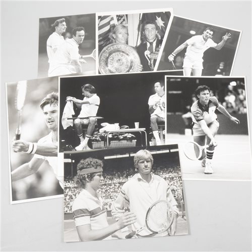 Lot 360 - Tennis, 8 x 10 and smaller Press photos, 1970s -1980s