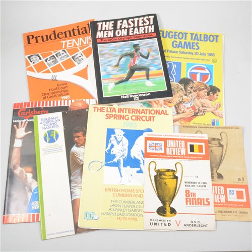 Lot 71 - Assorted sporting ephemera including Rugby Union World Cup and Summer Olympics