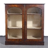 Lot 363 - Victorian mahogany cabinet.