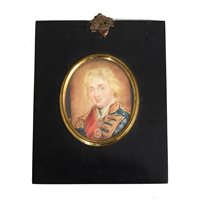 Lot 99 - After John Hoppner, Admiral Lord Nelson, a rectangular portrait miniature.
