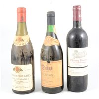 Lot 72B - Eleven bottles of assorted red table wines.