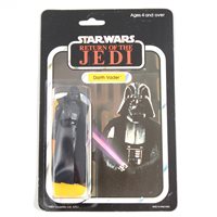 Lot 226 - Star Wars figure Darth Vader, Palitoy, sealed in original Return of the Jedi blister pack box, punched 65 back.