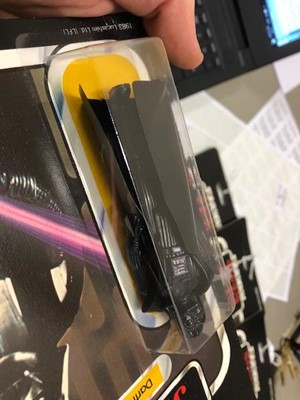 Lot 226 - Star Wars figure Darth Vader, Palitoy, sealed in original Return of the Jedi blister pack box, punched 65 back.
