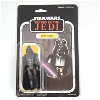 Lot 241 - Star Wars figure Darth Vader, Palitoy, sealed in original Return of the Jedi blister pack box, punched 65 back.