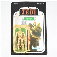 Lot 229 - Star Wars figure See-Threepio (C-3PO) with removable limbs, Kenner, sealed in original Return of the Jedi blister pack box, unpunched 77 back.