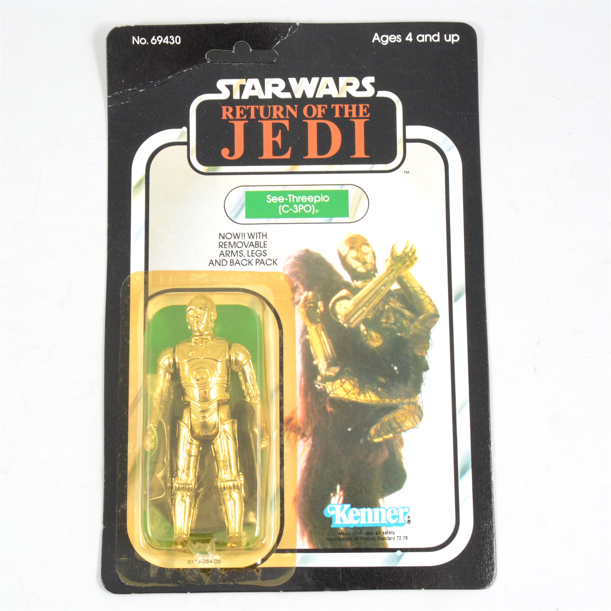 Star Wars Return of the Jedi C-3PO Kenner 1983 buying Tsukuda 65B Unpunched