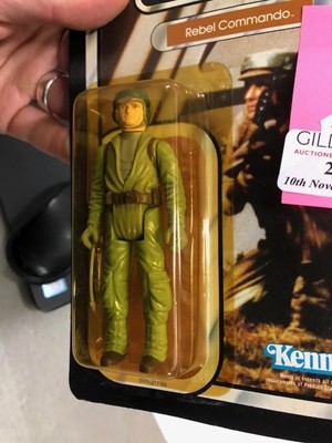 Lot 246 - Star Wars figure Rebel Commando, Kenner, sealed in original Return of the Jedi blister pack box, unpunched 77 back.