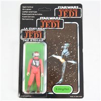 Lot 251 - Star Wars figure B-Wing Pilot, Palitoy, sealed in original tri-logo Return of the Jedi blister pack box, unpunched 79 back.