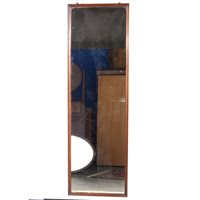 Lot 443 - Edwardian mahogany framed mirror.