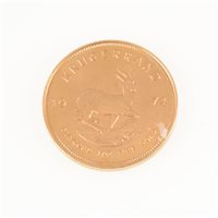 Lot 307 - A South African Krugerrand 1974, 10z of Fine Gold.