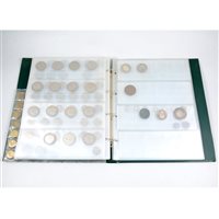 Lot 215 - An album of coins, predominantly British 20th century