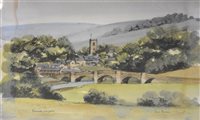 Lot 421 - A collection of twelve watercolours, including works by W. M. Hutchison, and T. E. J. Brooker