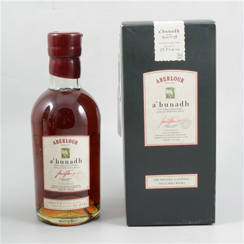 226 - Aberlour A'Bunadh, Batch no. 6 and Batch no. 19, single Speyside Scotch whisky (2 bottles)