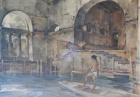 Lot 324 - After William Russell Flint, The Marchesas Boat House, and four other prints.