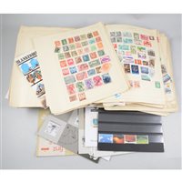Lot 133 - A large collection of stamps, Shell coins.