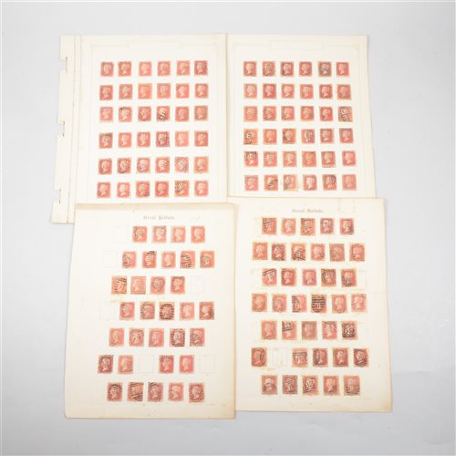 Lot 103 - GB stamps: Penny Reds, a carefully collated collection