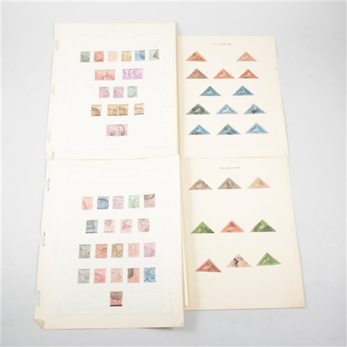Lot 106 - Colonial stamps, Cape of Good Hope: a collection, including 23 triangles