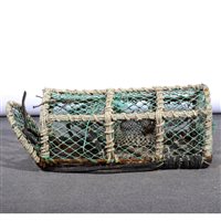 Lot 388 - A large soft eye creel lobster pot, 95cm