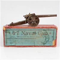 Lot 126 - Britains Toys cast metal 4.7 Naval Gun