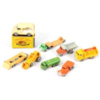 Lot 209 - Matchbox by Lesney Toys; a small selection of diecast models.