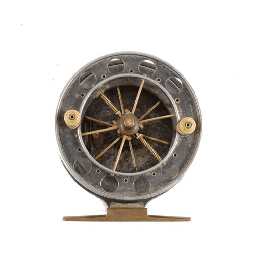 Lot 125 - Samuel Allcock & Co, a vintage 'The Allcock Aerial' Fly Fishing centre pin reel