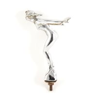 Lot 232 - A vintage chromium plated Desmo car mascot, "The Diving Lady".