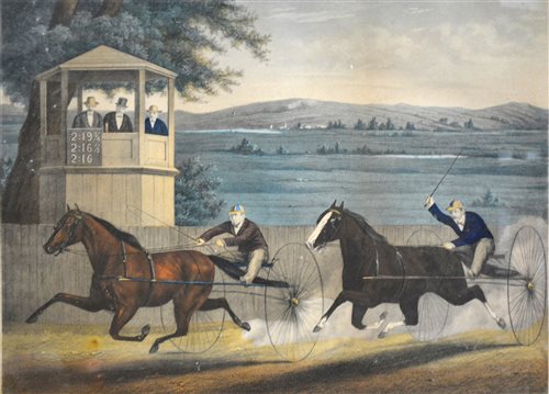 Lot 432 - Best Time On Record - Goldsmith Maid and Judge Fullerton in their great trot at East Saginaw, Michigan, July 16th 1874