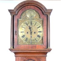 Lot 455 - A mahogany longcase clock