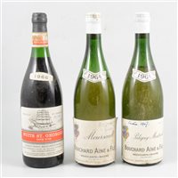 Lot 237 - Assorted vintage table wines - red and white