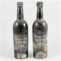 Lot 240 - Croft's 1960 Vintage Port, 2 bottles