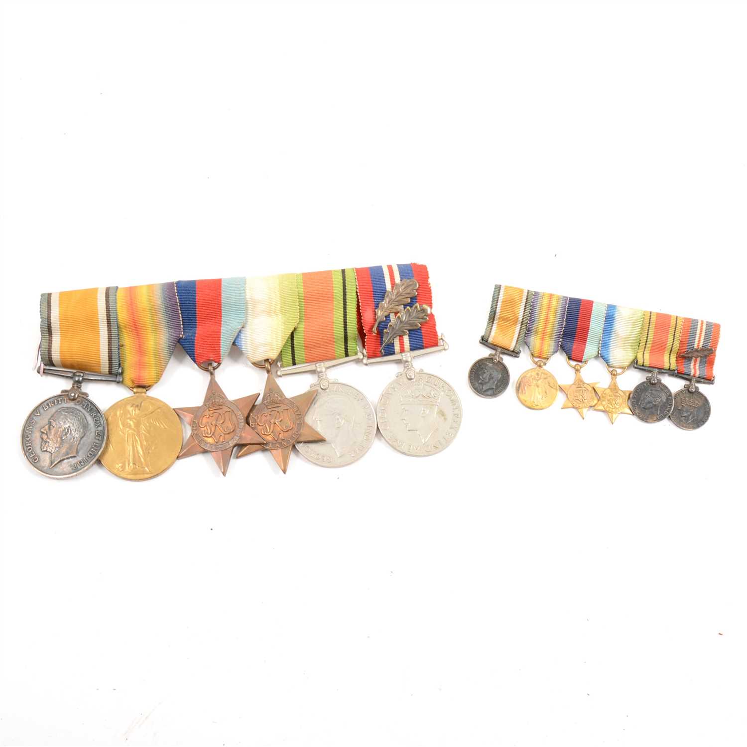 Lot 157 - Group of six medals, including WW1 pair, to MID. H. C. GUERNSEY. R.N.