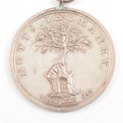 Lot 164 - Regimental medal: Nottinghamshire Yeomanry 1802