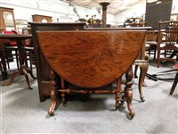 Lot 451 - Victorian figured walnut Sutherland table