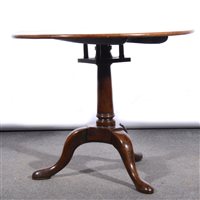 Lot 439 - Georgian mahogany occasional table.