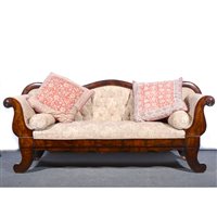 Lot 346 - Regency mahogany sofa