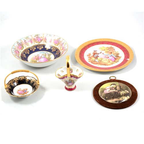 Lot 34 - Small collection of Le Tallec and Limoges porcelain.