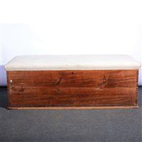 Lot 391 - Pine blanket box, ...