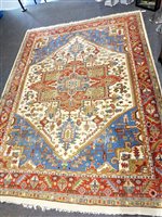 Lot 474 - Indian caucasian pattern carpet