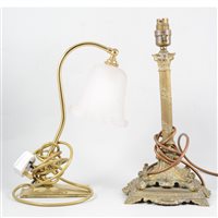 Lot 176 - Five assorted table lamps