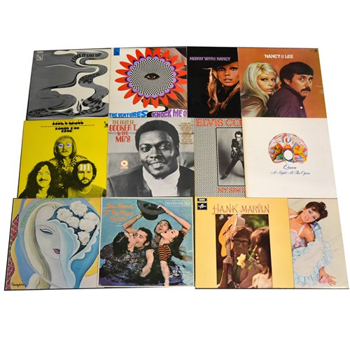 Lot 59 - Vinyl LP music records; a selection to include: The Ventures, Queen, Roxy Music etc.