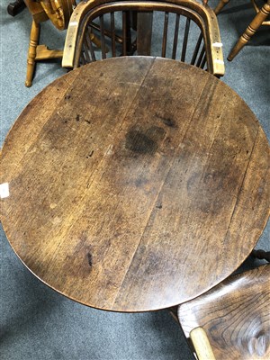 Lot 441 - Georgian mahogany pedestal table, ...