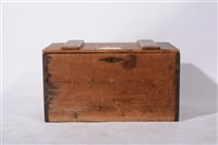 Lot 303 - Old pine coal box, ...